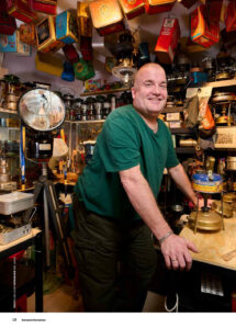 Oscar in zijn Primuskamer